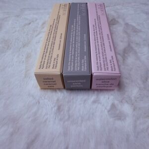 Rhode Peptide Lip Treatment 3 Piece Set Caramel Unscented Watermelon New